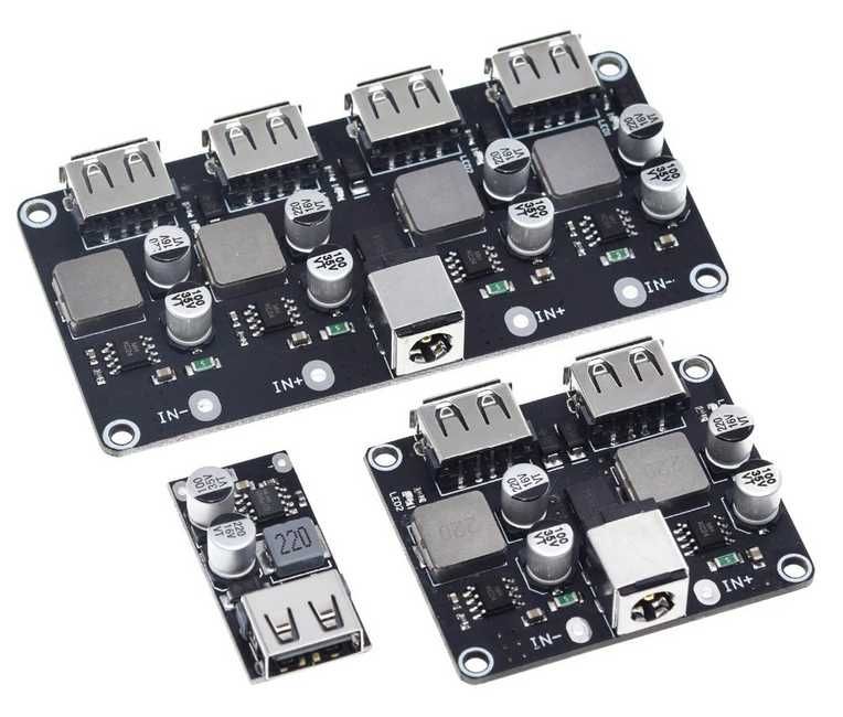 Плата зарядного устройства DC BUCK MODULE 6-32V в USB QC3.0, 24Вт