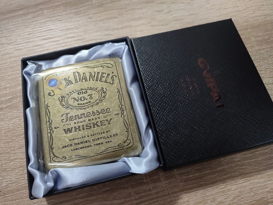 Картхолдер металлический Jack Daniels на подарок для мужчины