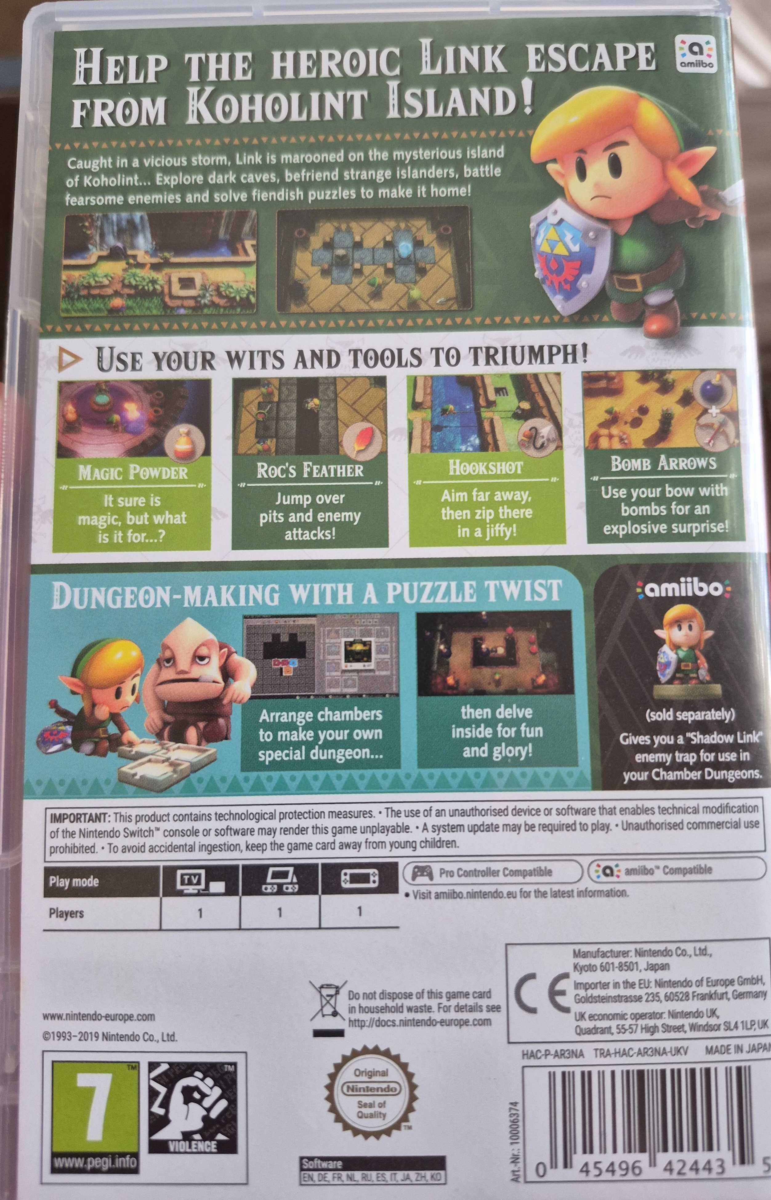 Гра для Nintendo Switch The Legend of Zelda: Link's Awakening