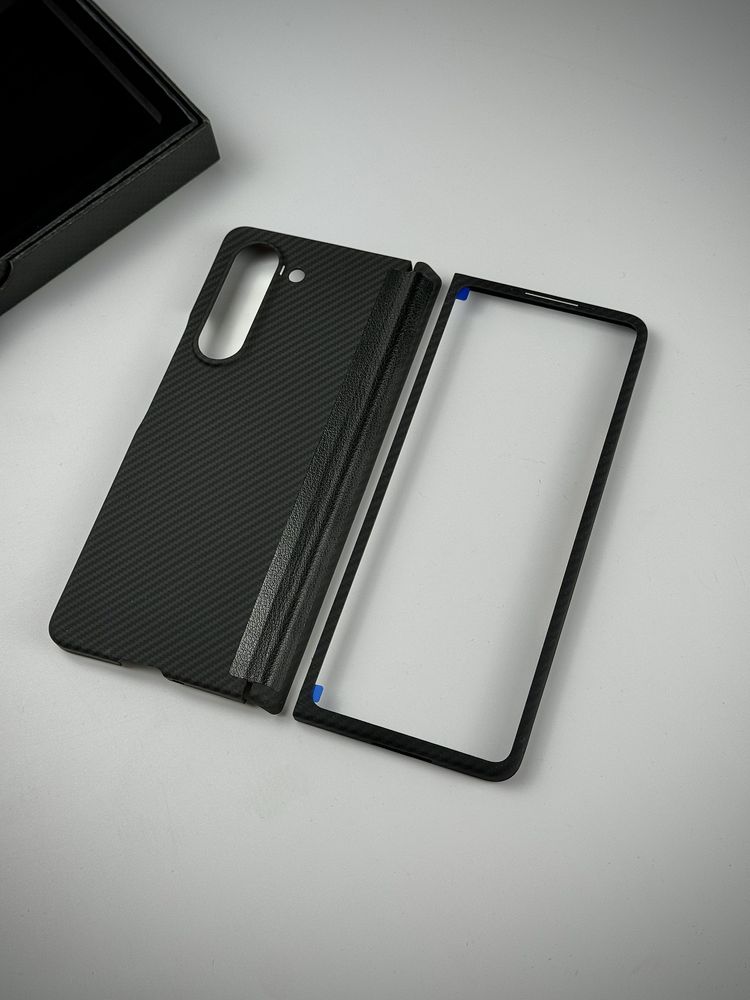 Карбоновый чехол для Samaung Galaxy Z Fold 5 + MagSafe магнит