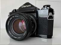 Canon F1 com lente 1.4F