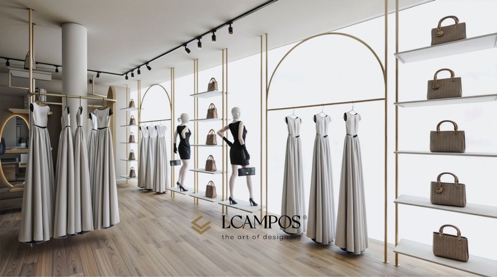 Projeto de interiores para Casa ou espaço comercial (loja)
