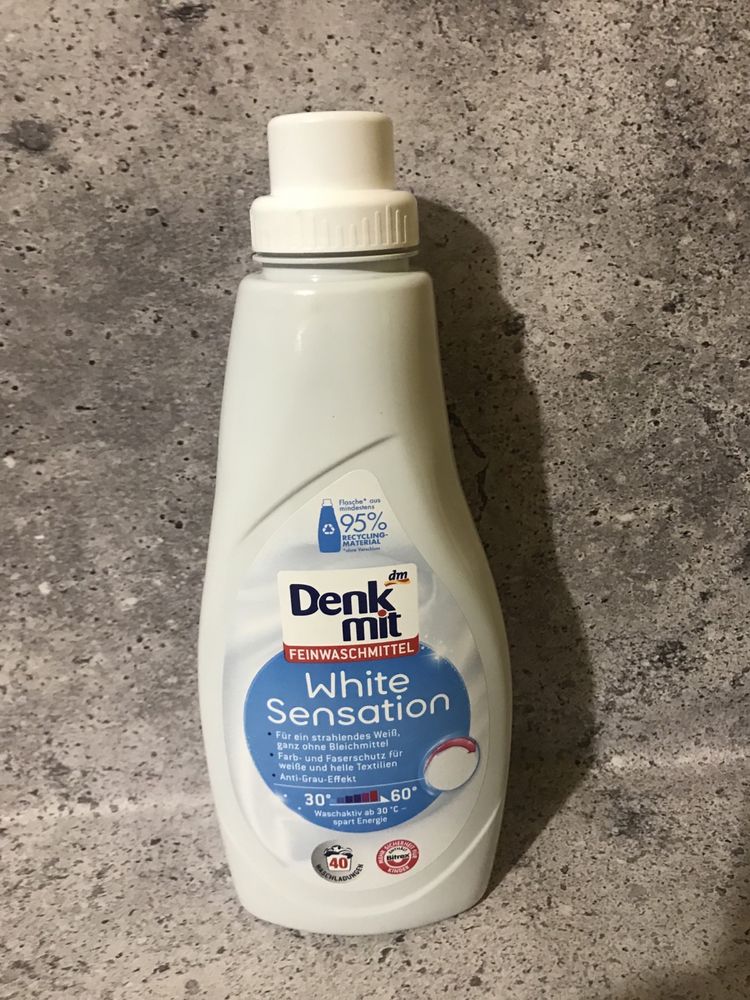 Жидкий Порошок Denkmit White Sensation (Денкмит Для Белого Белья) 1000