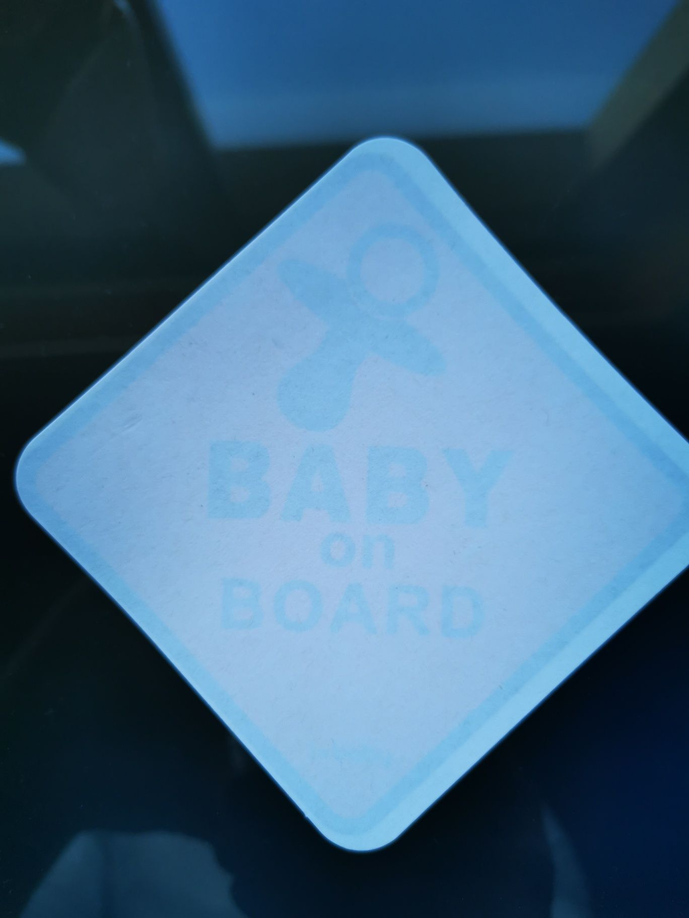 Autocolante baby on board novo com portes incluídos