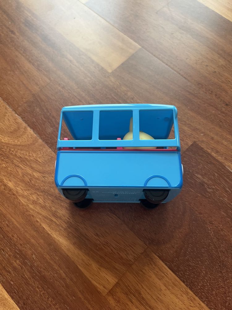 Szkolny autobus wyciągany dach Świnka Peppa TM Toys niebieski