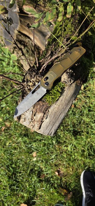 Nóż Kansept Knives Tenable Shard Damascus Amber edc damast
