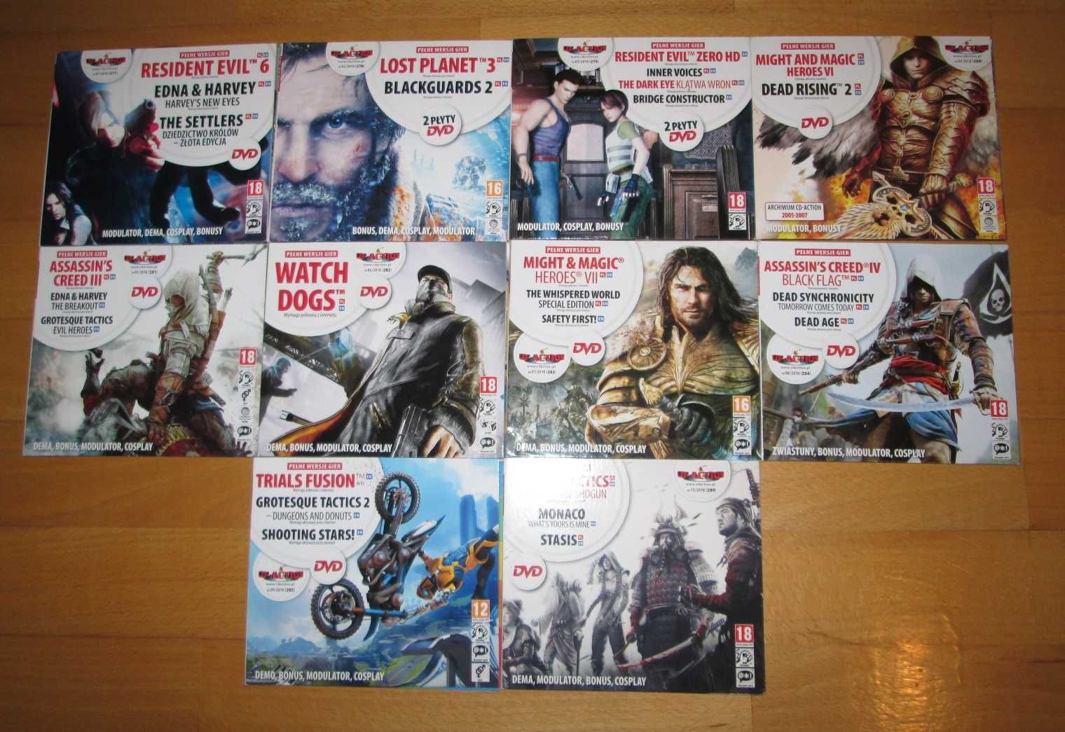 CD-Action x13 rocznik 2018 + komplet płyt