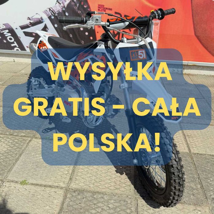 Nowy Cross Pit Bike Kayo TS90 - Wysyłka GRATIS cała Polska!