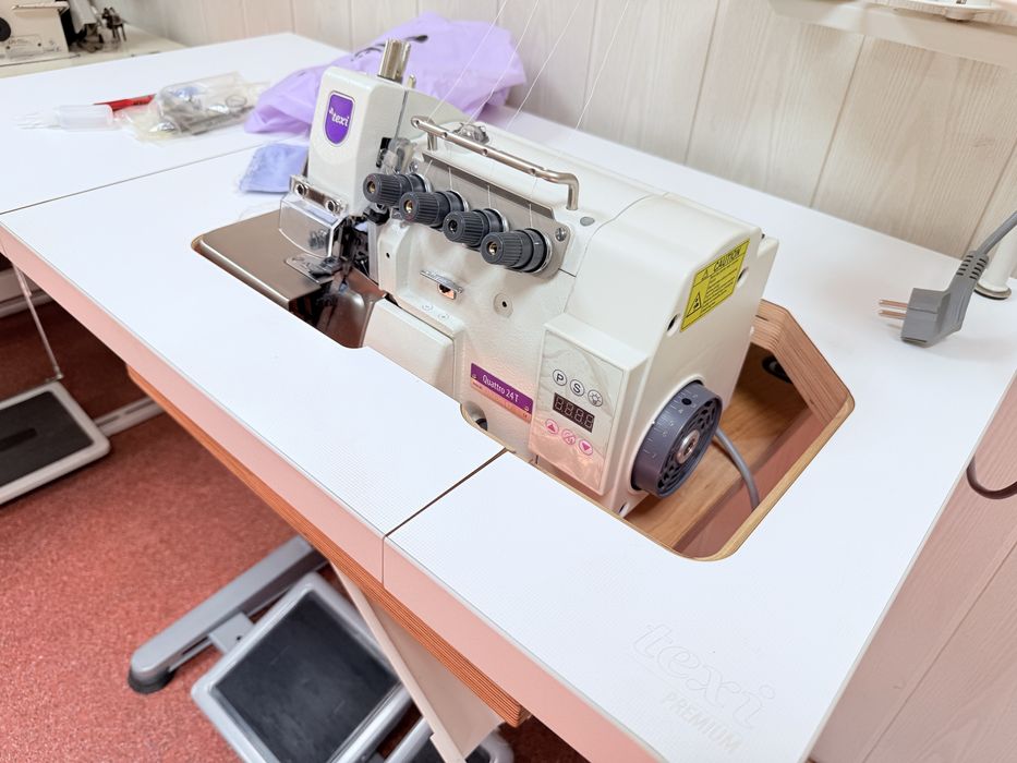 Overlock 4 nitkowy Texi Quattro 24T(Juki Siruba Jack) zestaw mereżka