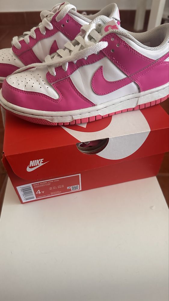 Tenis nike dunk rosa tamanho 36