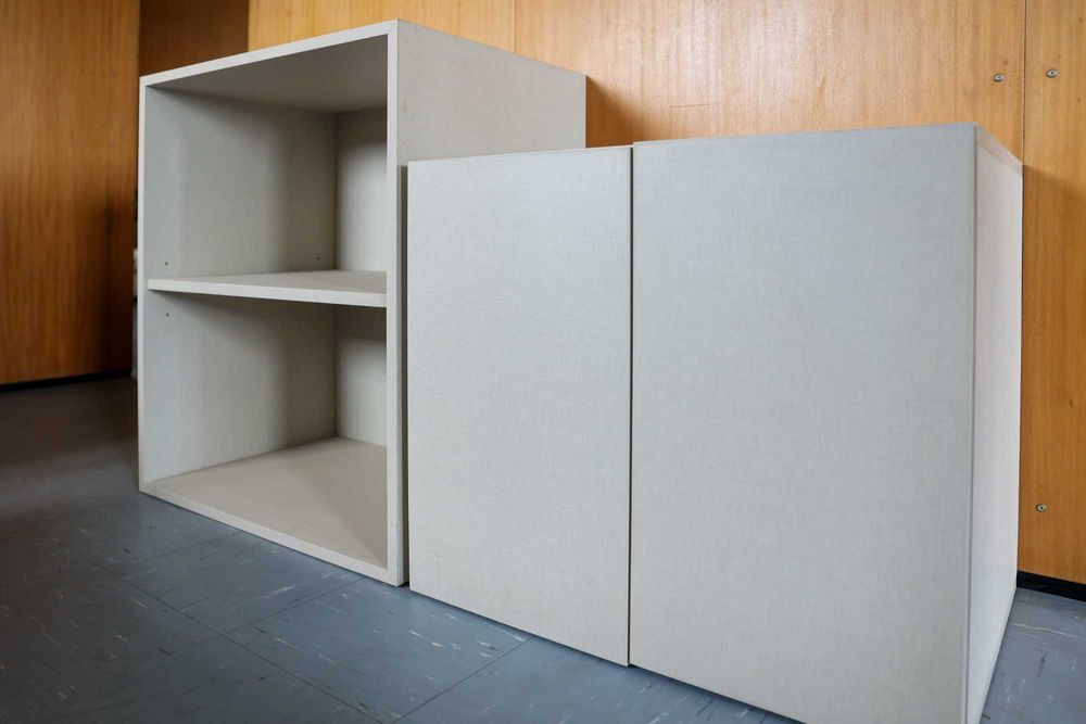 Conjunto móveis AGL melamina beje