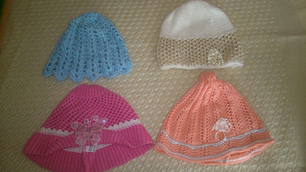 czapki niemowlęce dziewczęce cena za komplet worek 120 l