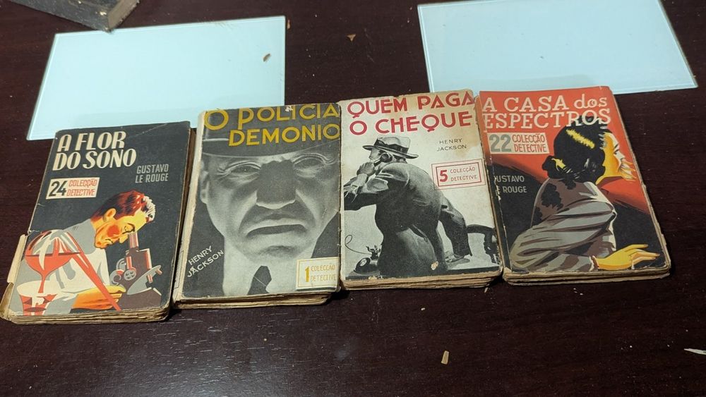 Coleção detetive livros policiais