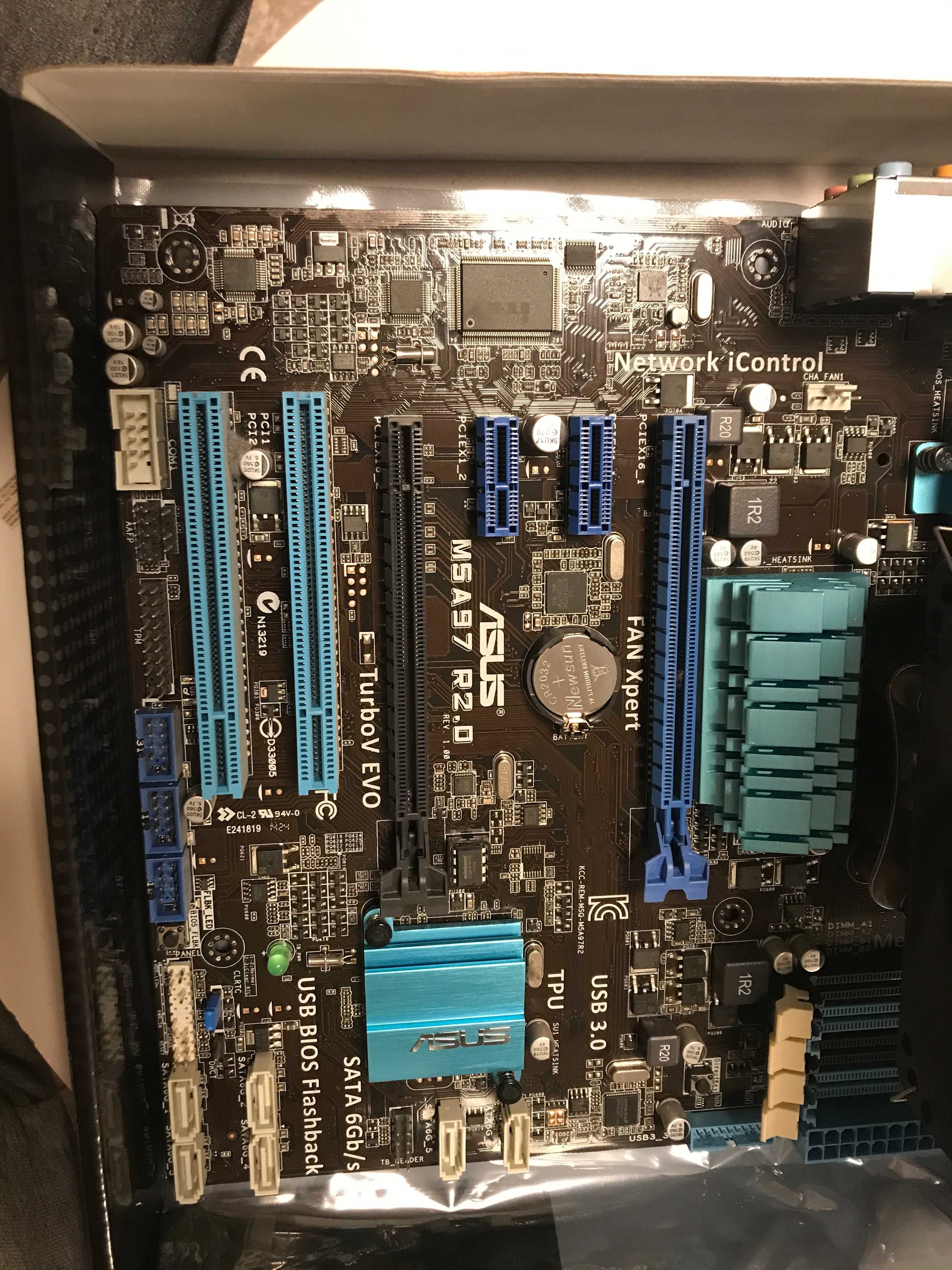 płyta ASUS M5A97 R2.0 + procesor AMD FX 6300 chłodzenie Fortis 2