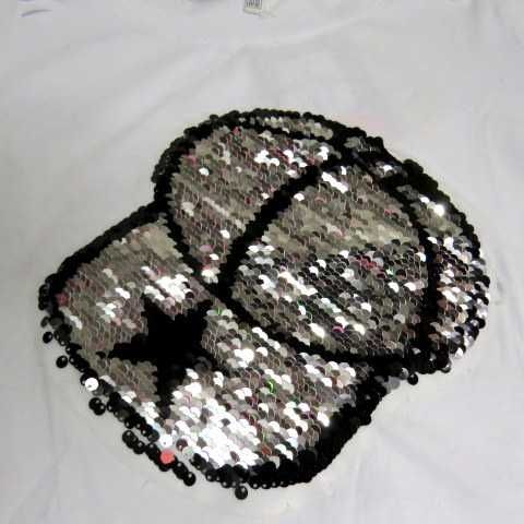 BLUZKA letnia z krótkim rękawem 3D mieniąca czapka T-SHIRT na lato 36