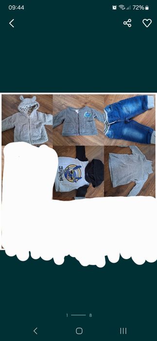 Sprzedam zestaw ubrań 74