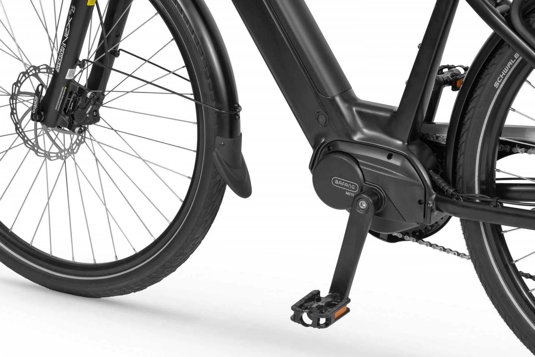 Rower elektryczny EcoBike LX 100 - silnik centralny Bafang M210