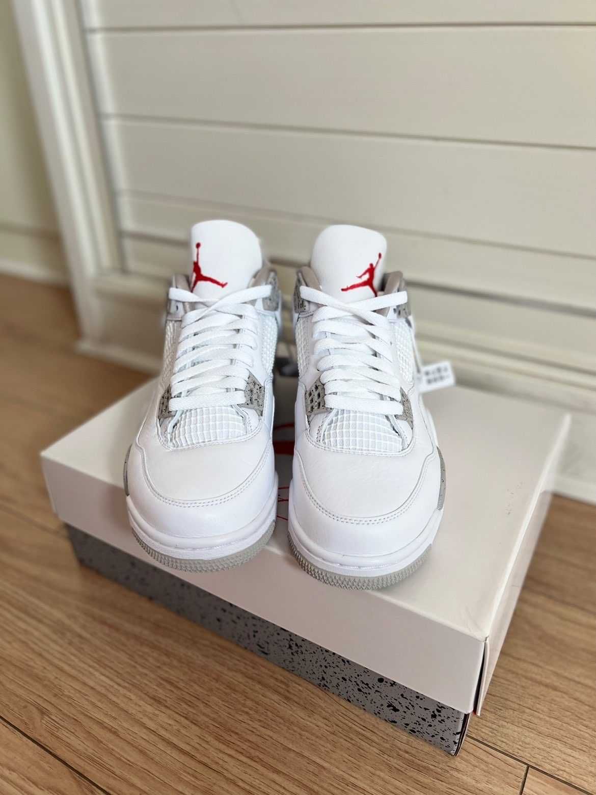 Jordan 4 Retro Białe Oreo Buty codzienne nowe z metką R.42