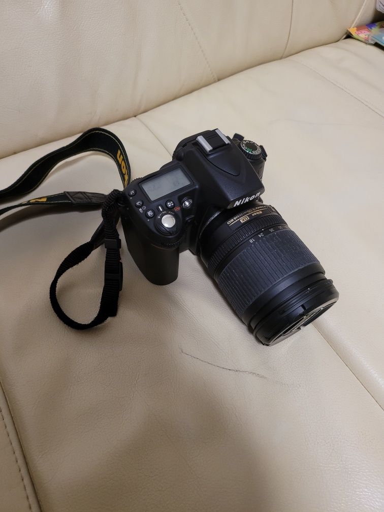 Nikon d90 18mm-105mm vr kit як новий