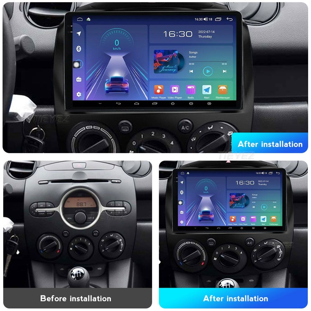 Магнітола Mazda 3, Mazda 2  Android