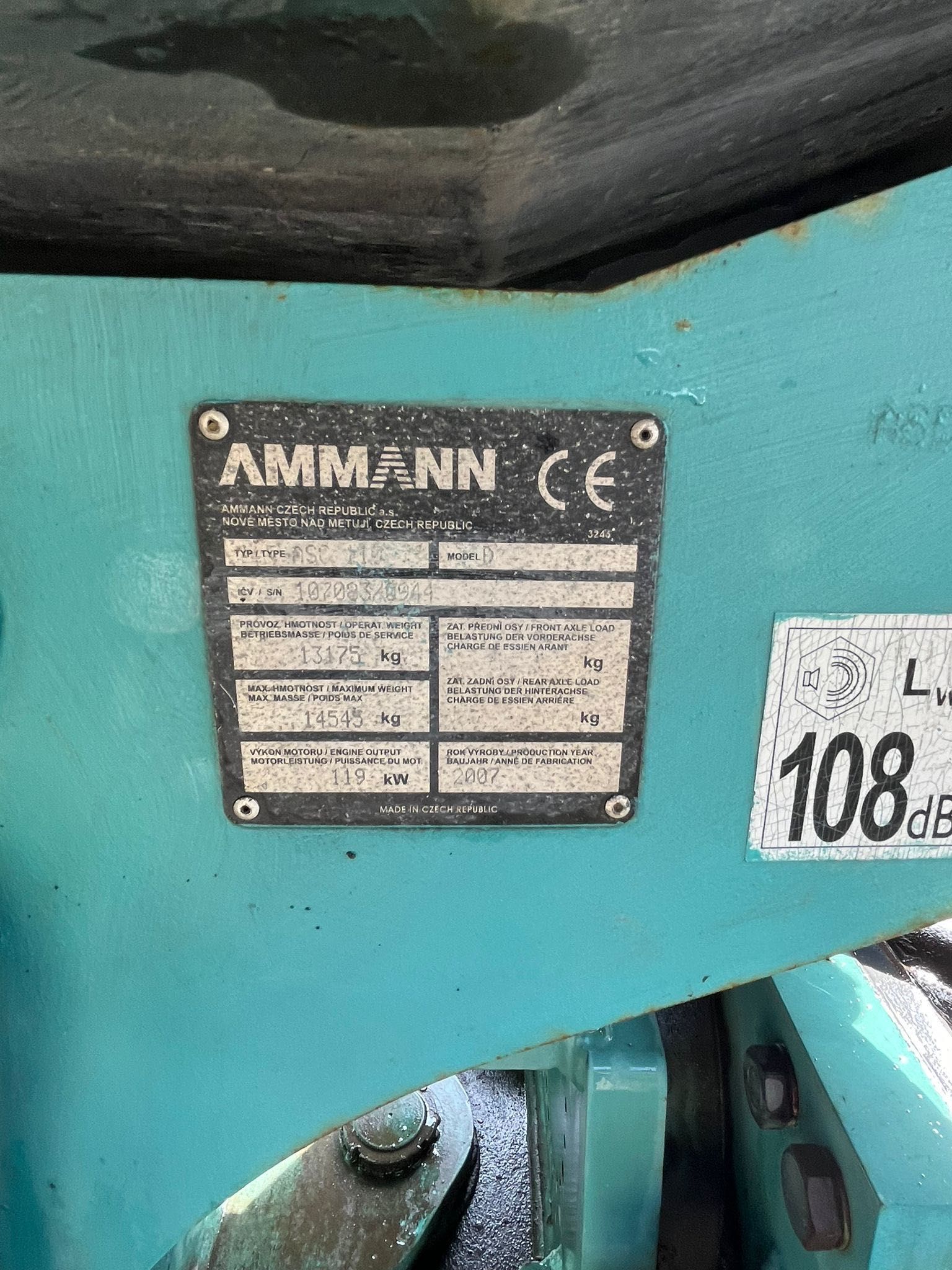 Walec drogowy Ammann ASC 110