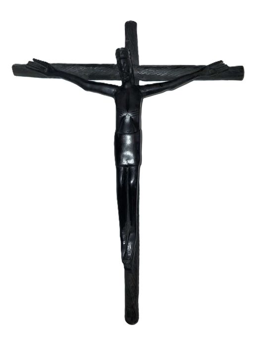 Krzyż z hebanu rękodzieło