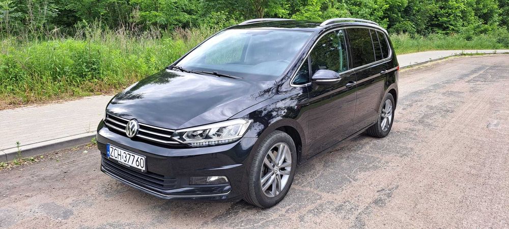 Volkswagen Touran 2019r, 1,5 TSI 7 os Highline DSG pierwszy właściciel
