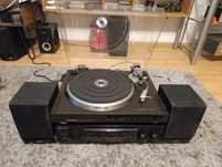 Gramofon Palladium NSP 730, amplituner, głośniki.