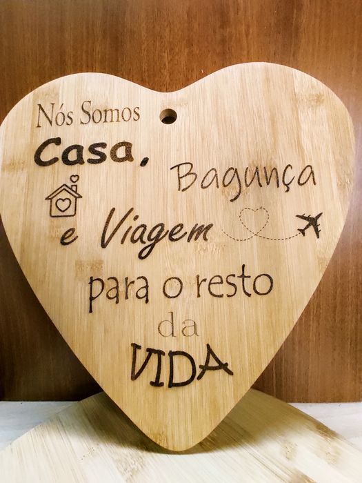Tábuas de cozinha personalizadas com gravação a laser
