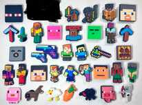 Джибитсы на крокси , джибітси , значки Майнкрафт Minecraft для Crocs