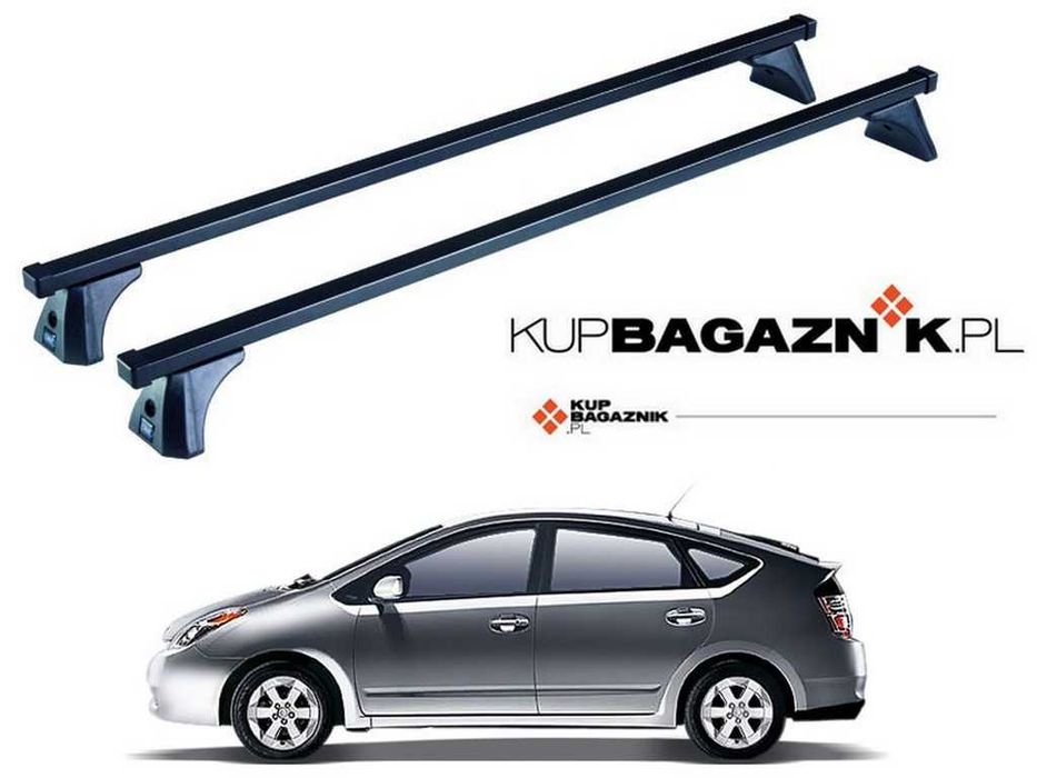 Bagażnik dachowy TOYOTA PRIUS II Hatchback 2004 do 2009 relingi belki