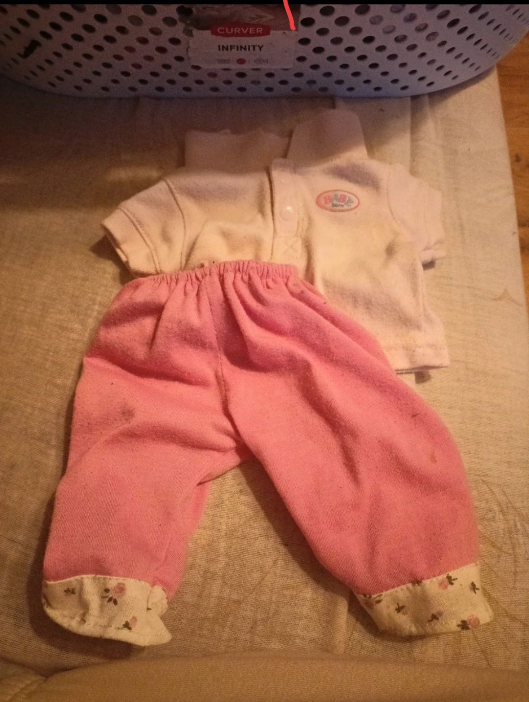 Lalka baby+zestaw ubranek+ nosidełko
