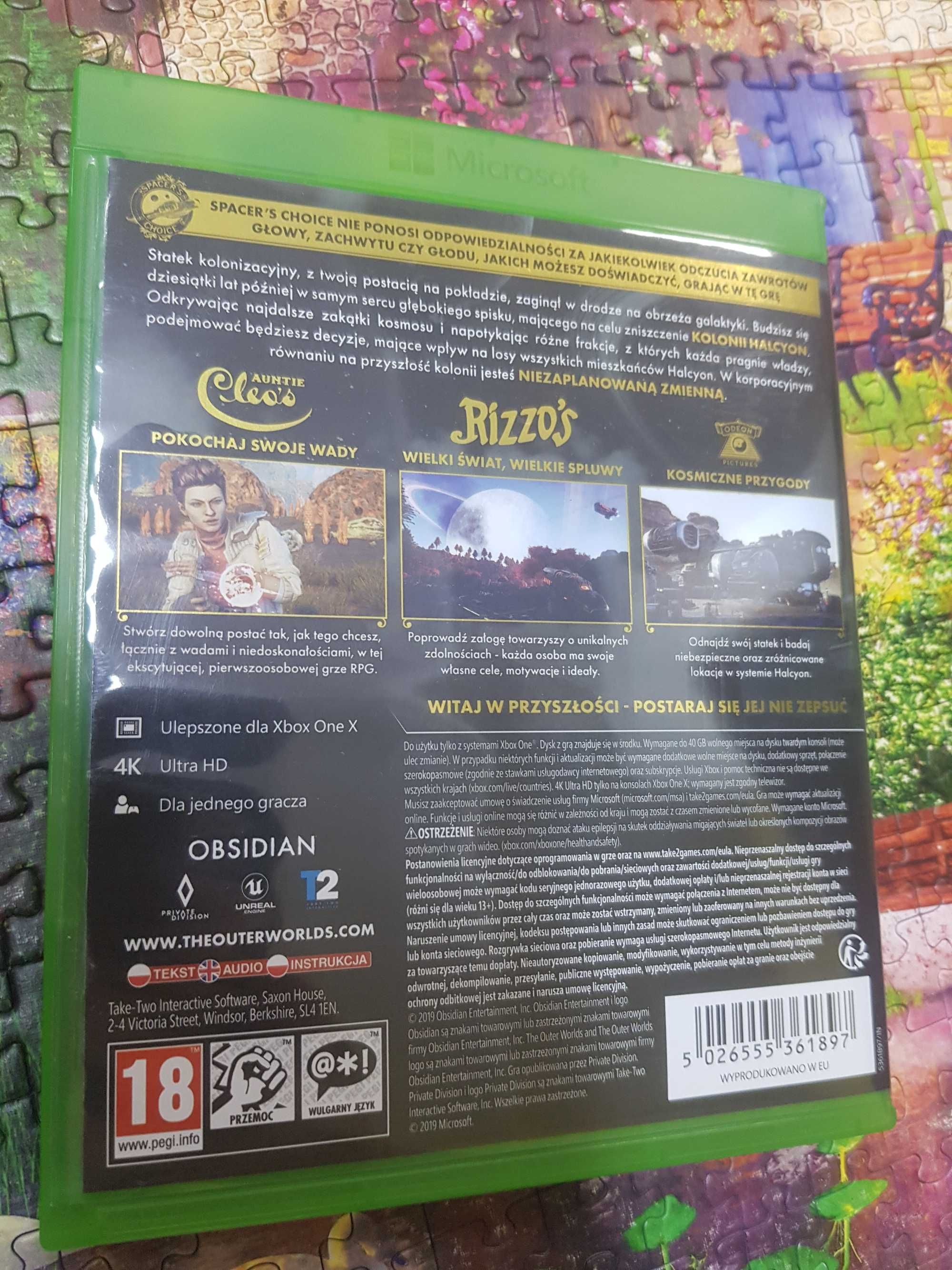 The Outer Worlds Xbox One Sklep Iława