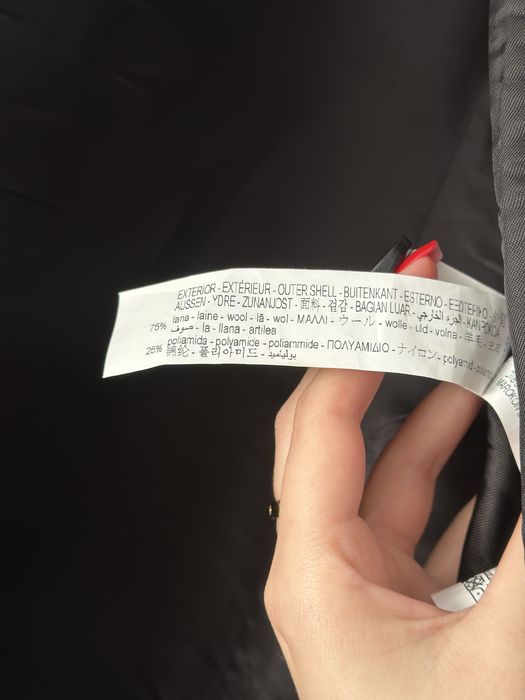 Шерстянное пальто zara