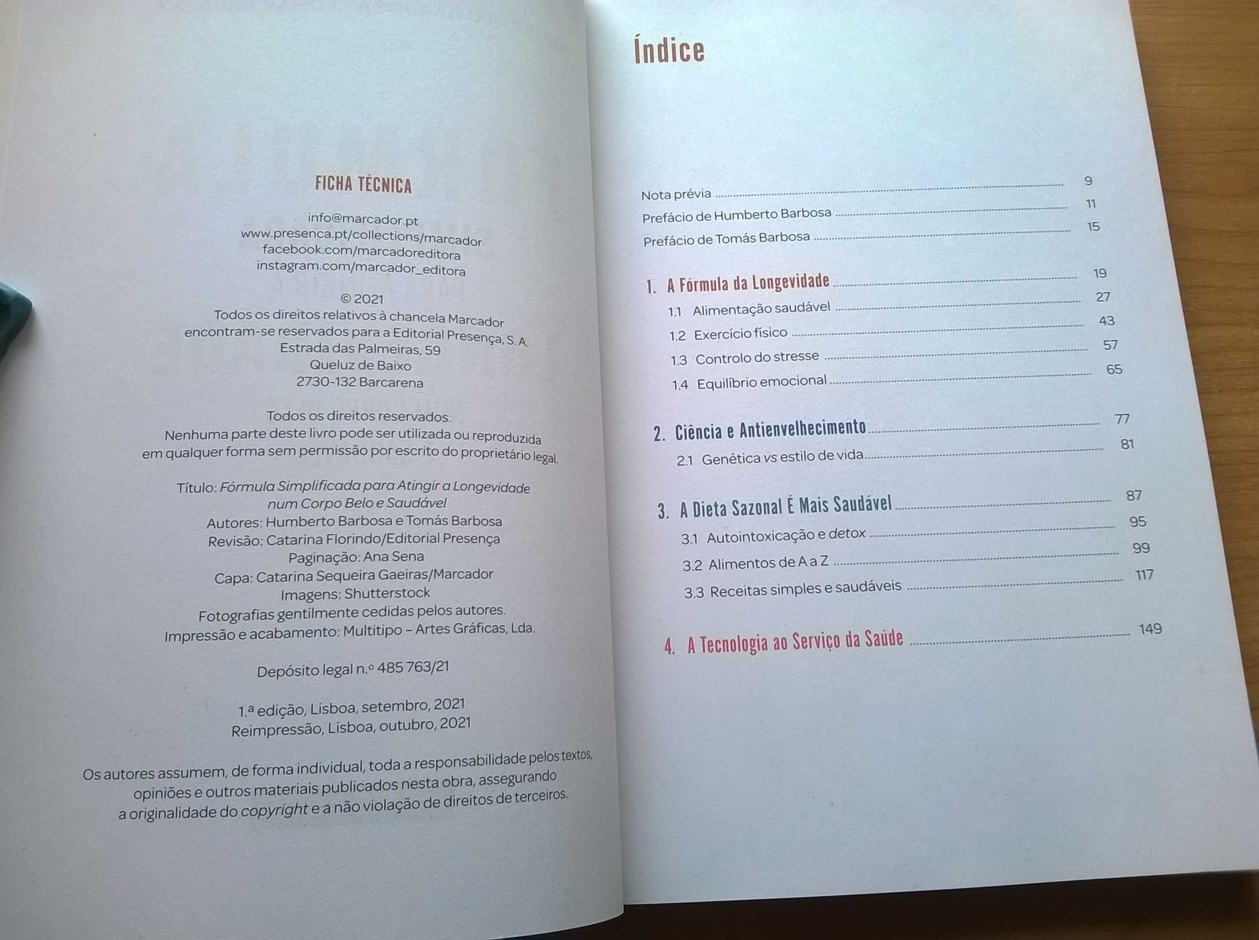 Fórmula Simplificada para Atingir a Longevidade.. - Humberto Barbosa..
