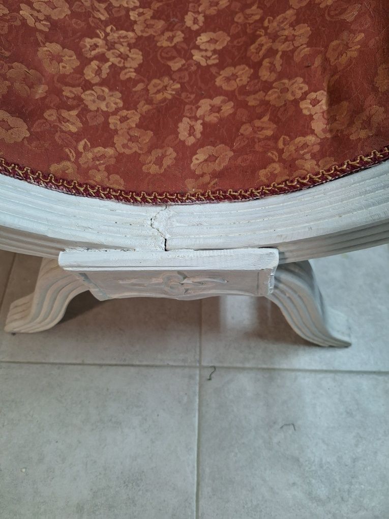 Taboret do toaletki - antyk