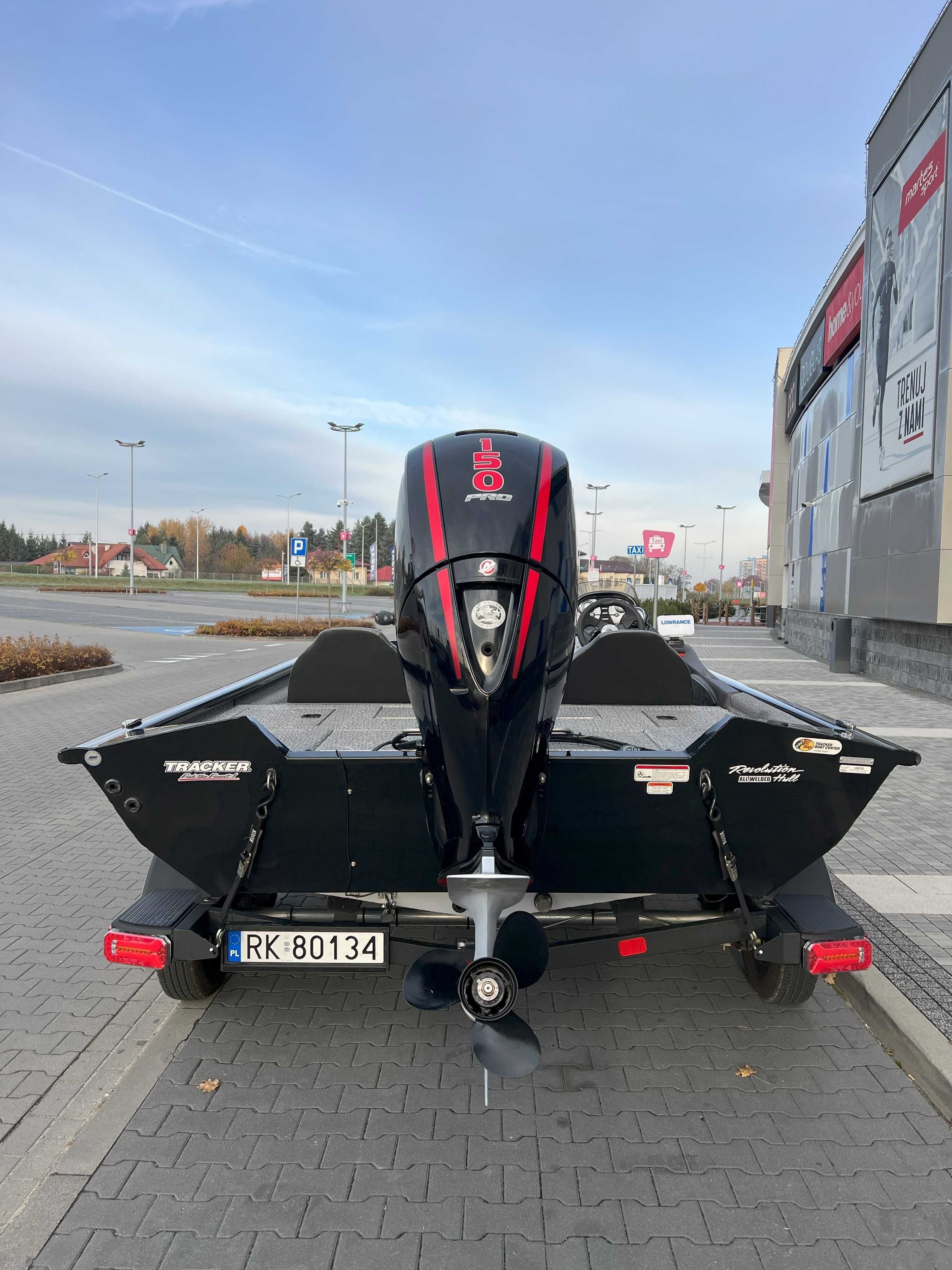 Łódź wędkarska motorowa aluminiowa Tracker Pro Team 195 TXW