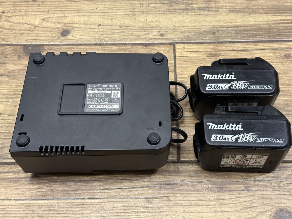 [Zestaw] Makita 2x bateria akumulator 3AH + szybka ładowarka DC18RC
