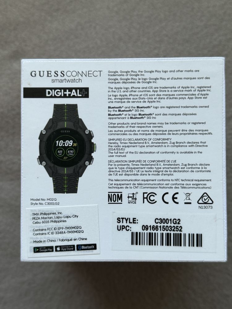 Smartwatch Guess Connect GigiTaL - C3001G2