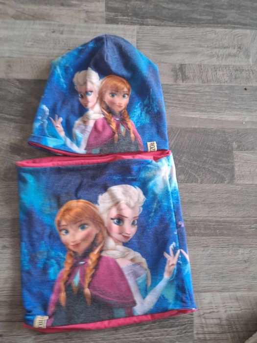 Czapka plus komin 54 56dla dziewczynki