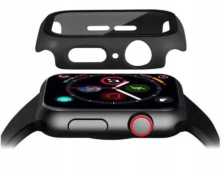 Pełne Etui z wbudowanym szkłem 2w1 do Apple Watch 4/5/6/SE 40mm