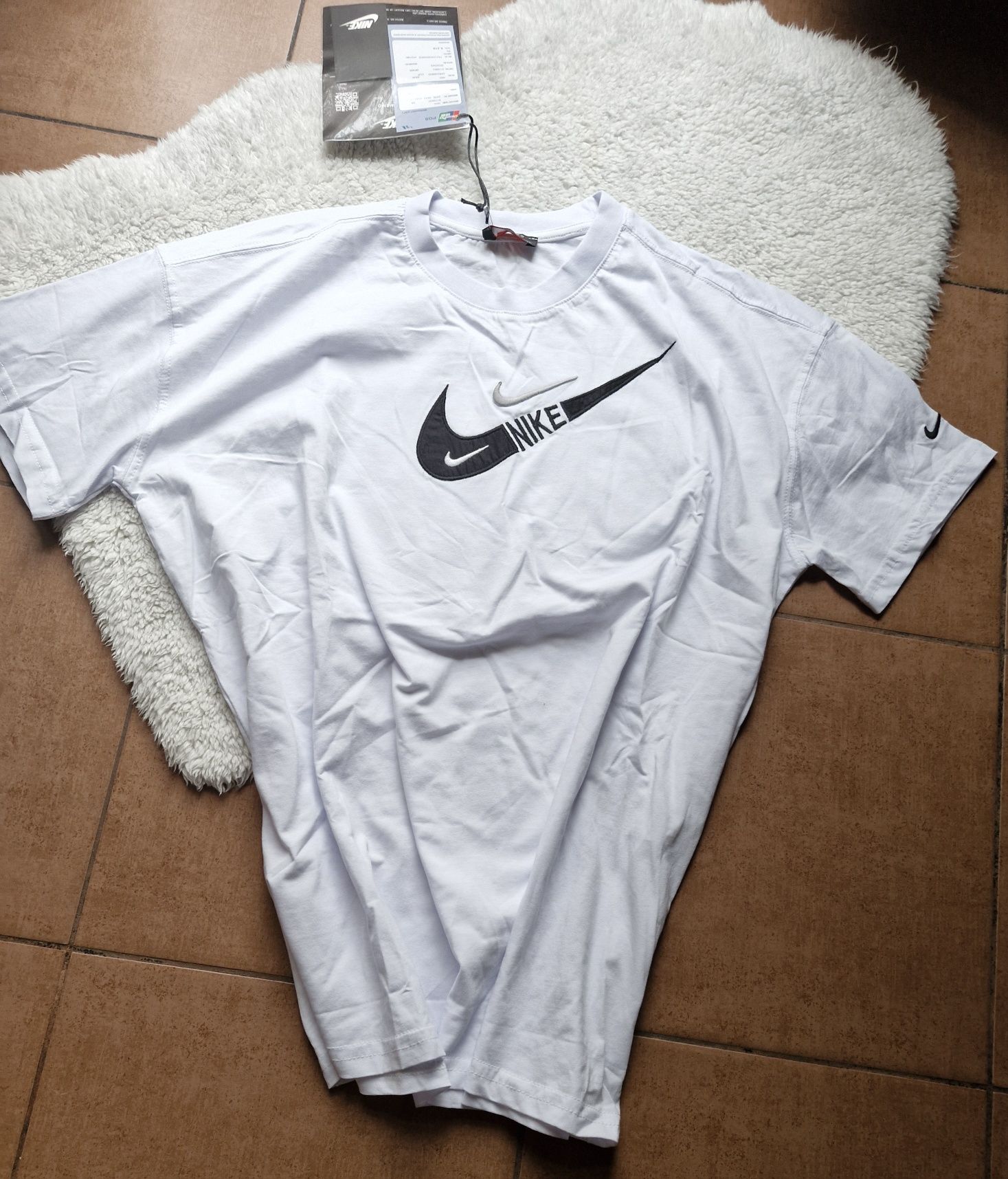 Nowa koszulka męska bawełna tshirt metki biały  nike 2xl prezent jakoś