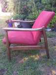 Fotel Edmund Homa gfm-142 okres powojenny