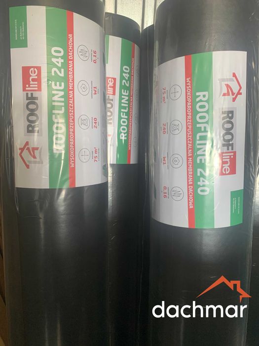 Folia dachowa, Membrana dachowa 240g czerwona wysokoparoprzepuszczalna