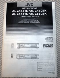 JVC XL-Z451.../CD instrukcja/oryginalna