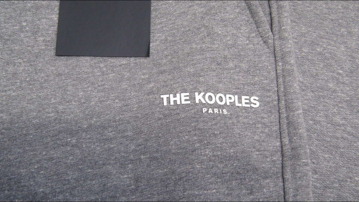 Джогери THE KOOPLES Mens Gray Joggers in thick cotton