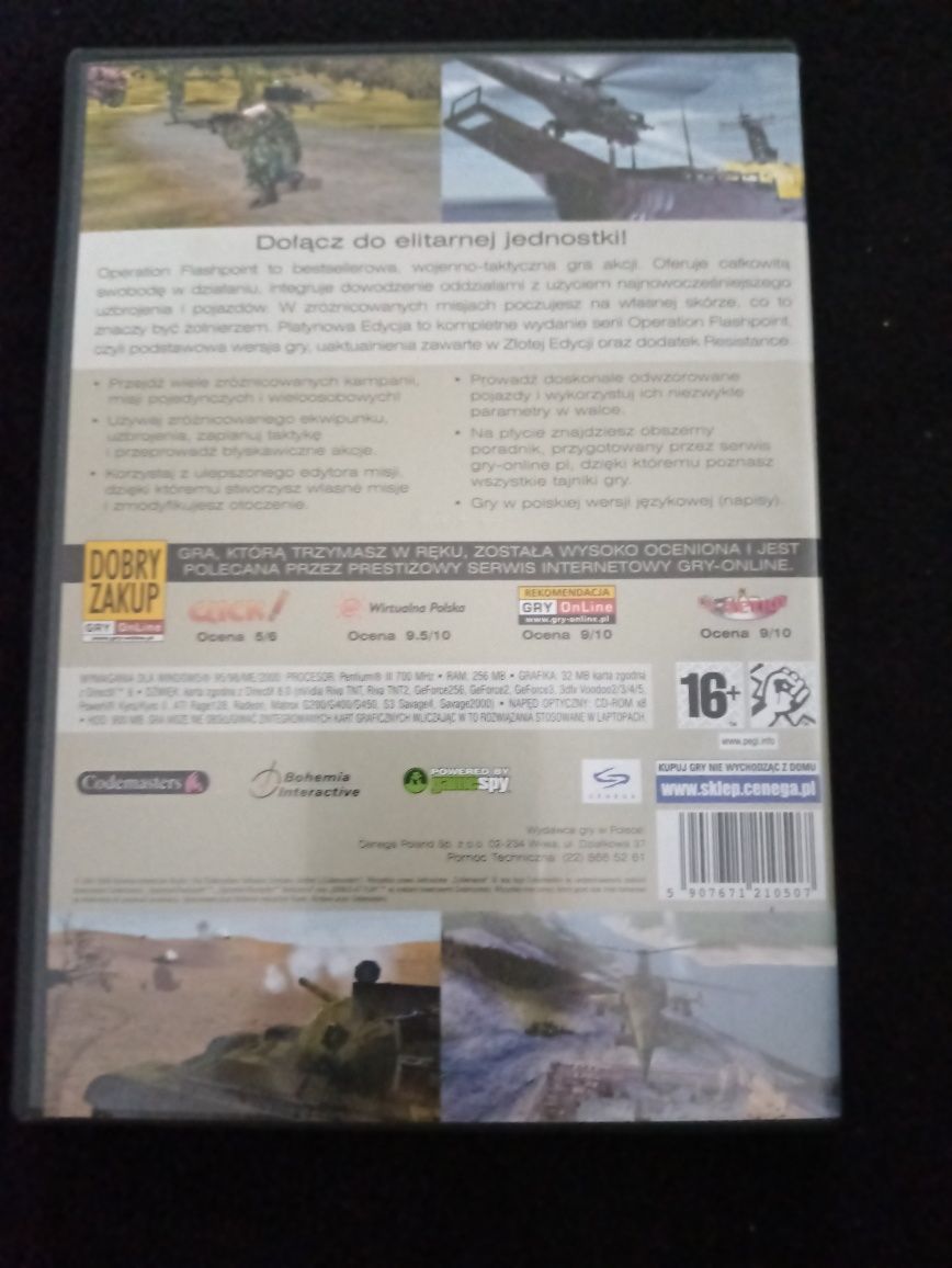 Operatorom Flashpoint platynowa edycja PC CD-ROM