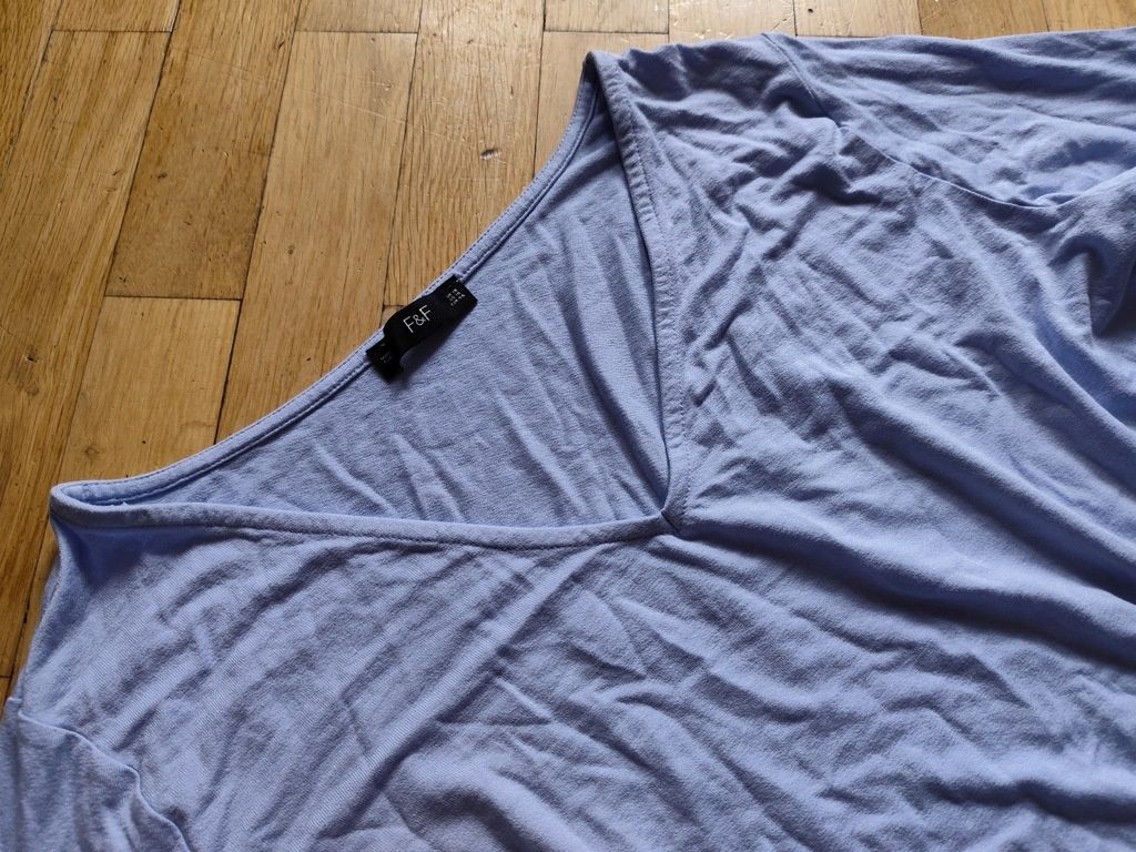 F&f bluzka elastyczna falbanki 46