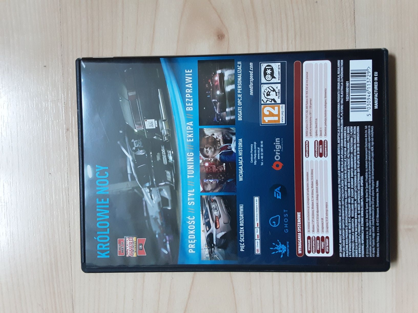 Gra PC Need For Speed NFS dwie płyty