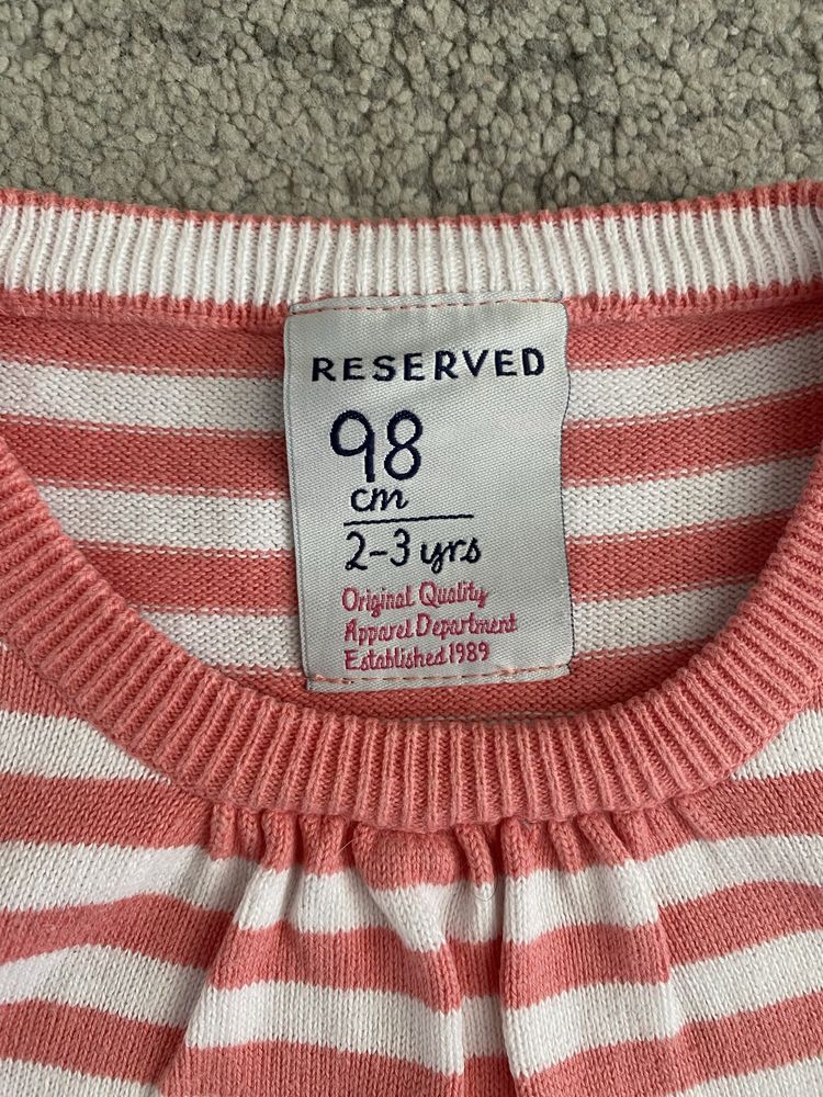 Tunika bluzka sweterek r.98 na 2/3 lata dla dziewczynki f. Reserved